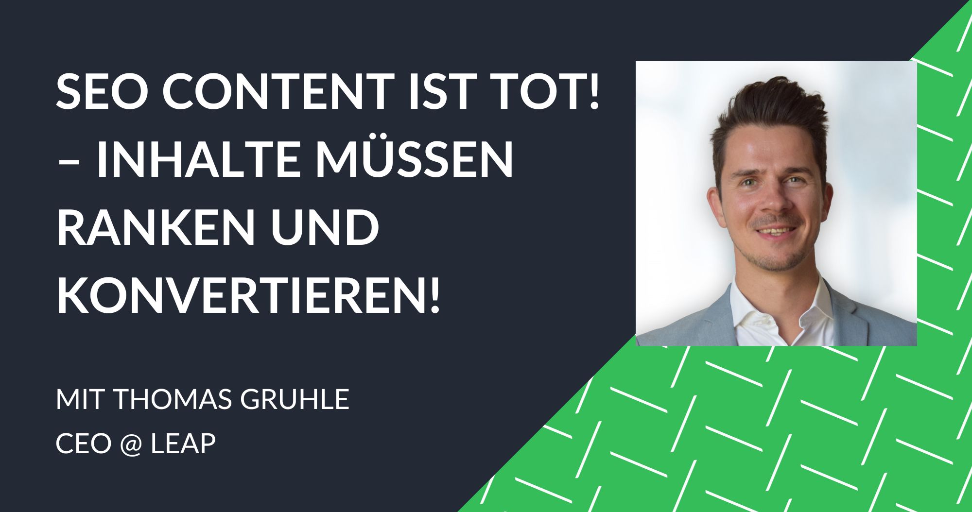 SEO Content ist tot! – Inhalte müssen ranken und konvertieren!